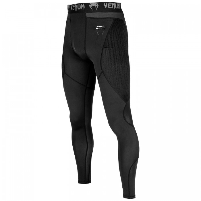 Тренировъчен Клин С Дълги Крачоли - Venum G-Fit Spats - Black​